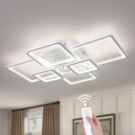 6-Ring Square Ceiling Light