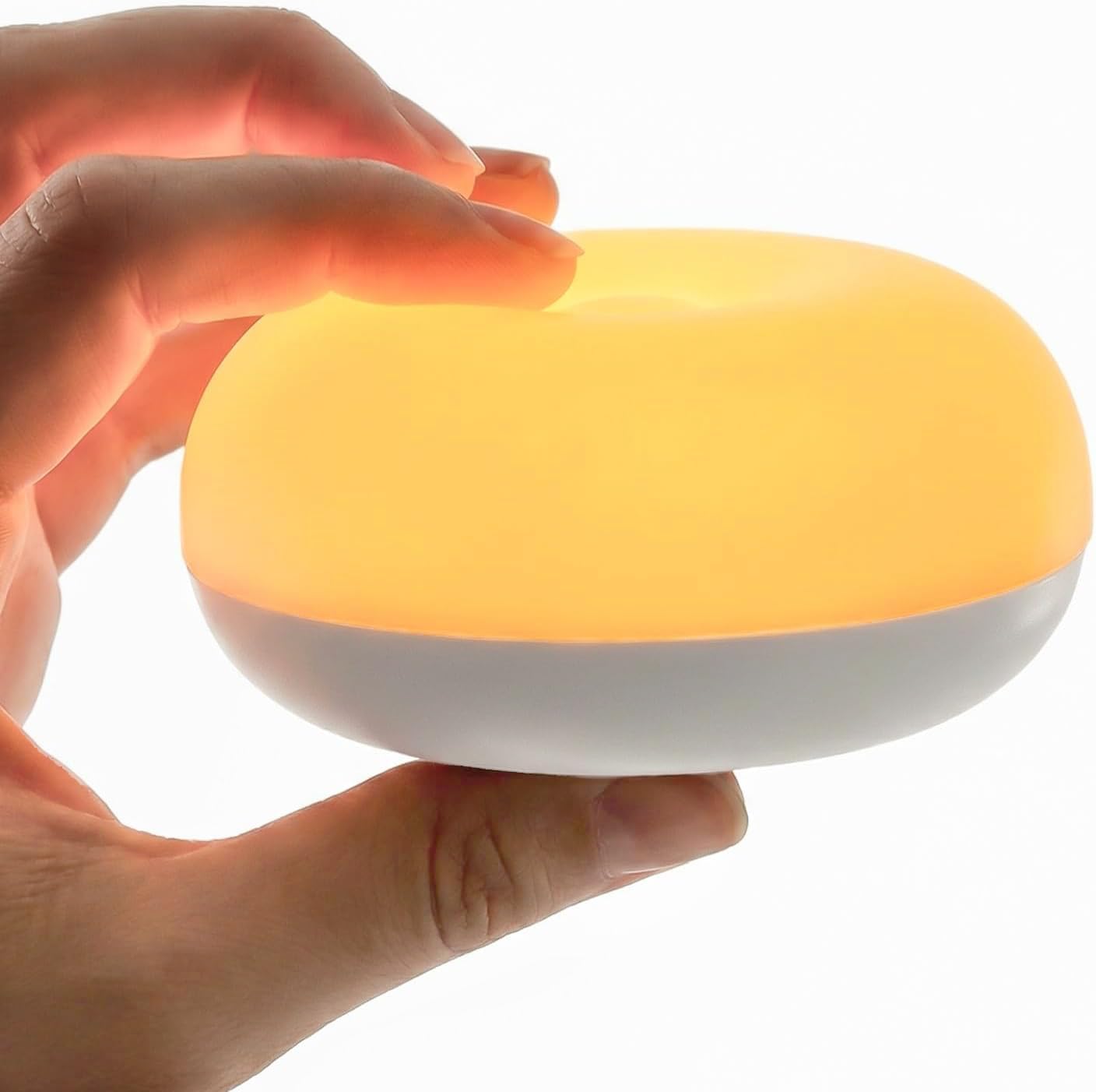 Flip-to-Operate Dimmable Warm LED Night Light