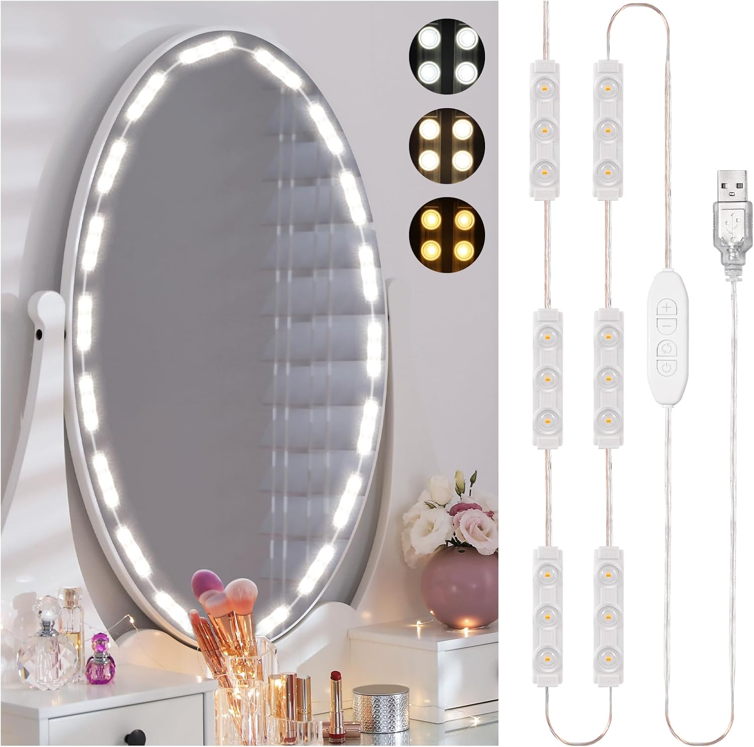 10 Dimmable Bulbs Vanity Lights - Image 9