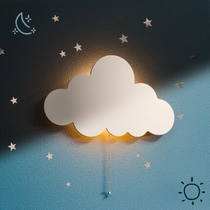 Cordless Cloud LED Wall Light