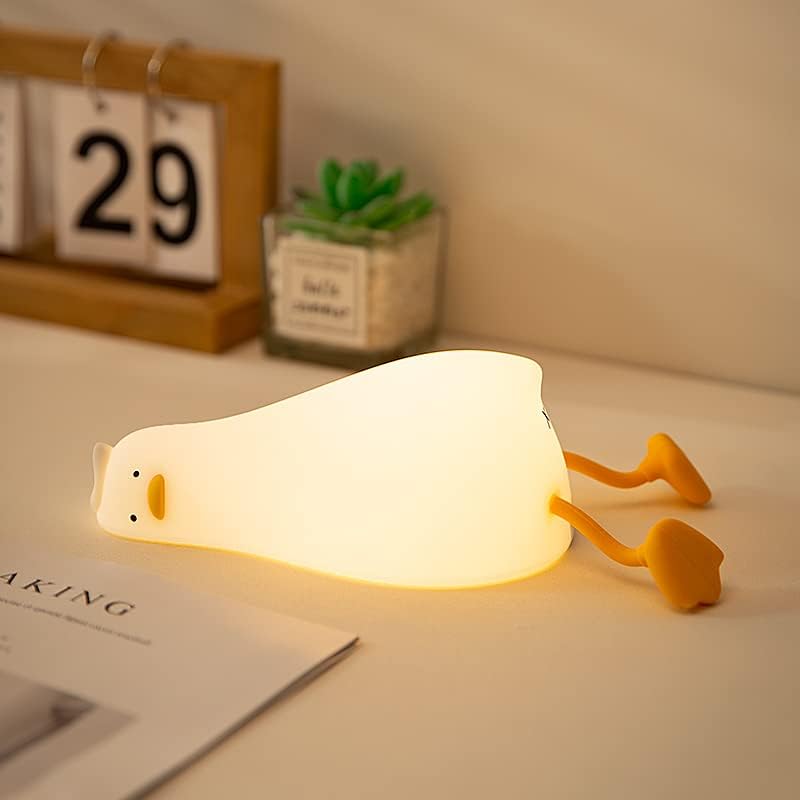 Adorable Lying Duck Night Light - Hình 2