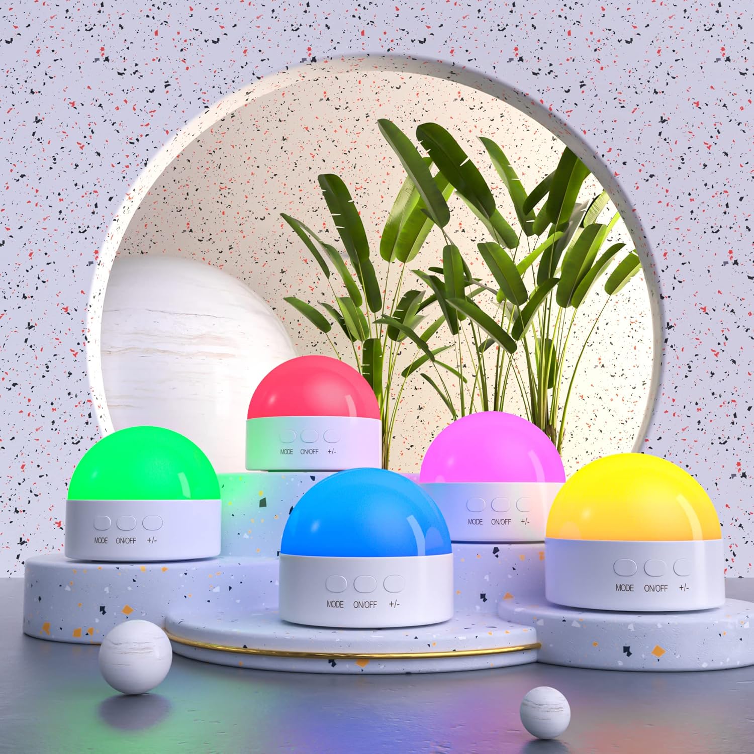 Portable LED Dome Night Light - Hình 2