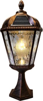 Outdoor Solar Post Light