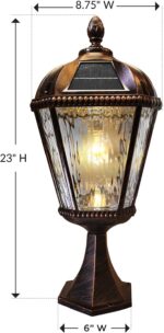 Outdoor Solar Post Light